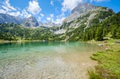 Thumbnail image of Seebensee in front of the Mieminger Mountain range, Ehrwald, Tyrol, Austria