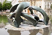 Thumbnail image of Hill Ashes, Henry Moore Sculpture by Karlskirche, Vienna