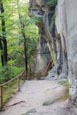 Thumbnail image of Path by the Saunstejn in the Bohemian Switzerland National Park Ceske Svycarsko, Bohemian Switzerlan