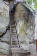Thumbnail image of Steps into the Saunstejn in the Bohemian Switzerland National Park Ceske Svycarsko, Usti nad Labem, 