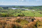 View Towards Tittesworth Reservoir From The Roaches, Staffordshire
