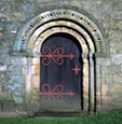 Thumbnail image of Norman Arch,  Bradbourne Church,  Derbyshire