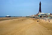 Blackpool Beach, North Pier & Tower