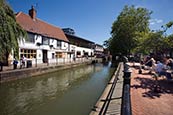 Waterside With River Witham And Caf