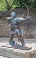 Robin Hood Statue By Nottingham Castle, Nottingham, Nottinghamshire, England