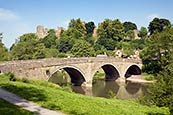 Ludlow Castle And River Teme, Shropshire