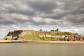 Thumbnail image of Whitby Harbour with the Town, Abbey and Church of St Mary, Yorkshire, England