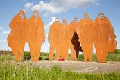Thumbnail image of memorial to 158 Squadron RAF at Lissett by Peter Naylor, Yorkshire, England