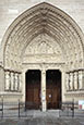 Thumbnail image of Notre Dame - right door, west façade, Paris, France