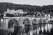 Thumbnail image of Alte Brucke, Castle and River Neckar, Heidelberg, Baden-Württemberg, Germany