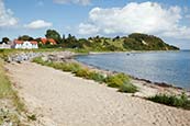 Beach At Thiessow On The Monchgut Peninsula, Ruegen, Mecklenburg Vorpommern, Germany