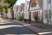 Thumbnail image of Houses in Alexandrinenstrasse, Altstadt, Warnemuende, Mecklenburg Vorpommern, Germany