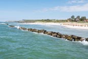 Thumbnail image of Wustrow Beach with breakwater rocks, Mecklenburg-Vorpommern, Germany