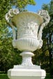 Cast Zinc Vase In The Palace Gardens, Ludwigslust, Mecklenburg-Vorpommern, Germany