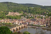 Thumbnail image of view over the city from the Philosophenweg, Heidelberg, Baden-Württemberg, Germany