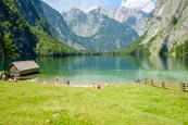Thumbnail image of Lake Obersee, Upper Bavaria, Bavaria, Germany, Europe