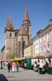 Martin Luther Platz Square And The Johanniskirche Church, Ansbach, Bavaria, Germany