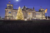 Thumbnail image of Reichstag with Christmas tree, Berlin, Germany