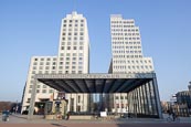 Potsdamer Platz, Beisheim Center With The Ritz Carlton Hotel And Entrance To The Station, Berlin, Ge