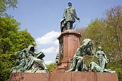 Statue Of Bismarck In Tiergarten, Berlin, Germany
