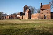 Stadtmauer With Alte Bischofsburg, Amtsturm And Wiekhaus, Wittstock, Brandenburg, Germany