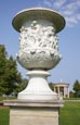 Vase Made Of Cast Zinc In The Palace Garden, By Friedrich Drake, Neustrelitz, Mecklenburg-Vorpommern