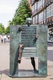 Statue Homme Passant La Porte By Jean Ipoustéguy, Celle, Lower Saxony, Germany