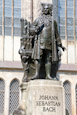Thumbnail image of Johann Sebastian Bach statue outside St Thomas