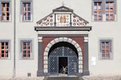 Red Palace, Anna Amalia Library, Weimar, Thuringia, Germany
