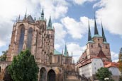 Cathedral And Church Of St. Severus, Erfurt, Thuringia, Germany