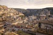 View Over The City From Viewpoint At Piazzetta Pascoli, Matera, Basilicata, Italy