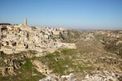 Thumbnail image of view over Matera and Murgia National Park, Matera, Basilicata, Italy