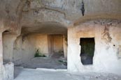 Thumbnail image of inside one of the un-occupied dwellings in Sasso Caveoso, Matera, Basilicata, Italy