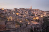Thumbnail image of view over Matera from Sasso Caveoso, Matera, Basilicata, Italy