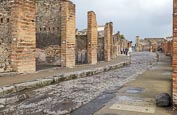 Thumbnail image of typical street at Pompeii, Campania, Italy