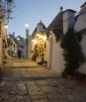 Street And Shops In The Trulli District Rione Monti In Alberobello, Puglia, Italy