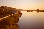 Thumbnail image of Evening on the Oder River near Krajnik Dolny, Polish German border, Poland