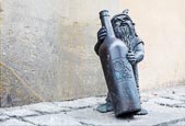 Thumbnail image of The gnomes of Wroclaw,  wine drinker, Poland