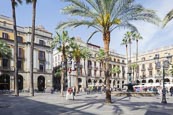 Thumbnail image of Placa Reial, Barcelona, Catalonia, Spain