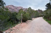 Thumbnail image of Footpath in the La Murta Valley leading to Santa Maria de la Murta Monastery near Alzira, Valencia, 