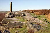 Birchen Edge With Nelsons Monument, Derbyshire