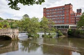 Thumbnail image of Belper East Mill and weir, Derbyshire, England