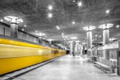 Bundestag U Bahn Station, Berlin, Germany