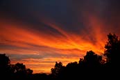 Sunset Sky Over Lohme, Ruegen, Mecklenburg Vorpommern, Germany