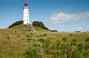 Dornbusch Lighthouse On Schluckswieck Hill, Hiddensee, Mecklenburg Vorpommern, Germany