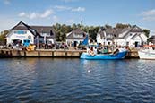 Vitte Harbour, Hiddensee, Mecklenburg Vorpommern, Germany