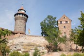 Thumbnail image of Kaiserburg Imperial Castle with Sinwell Tower and Walpurgis Chapel, Nuremberg, Bavaria, Germany