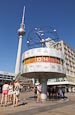 World Clock And Television Tower, Alexanderplatz, Berlin, Germany