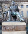 Heinrich Heine Statue On Platz Der Maerzrevolution, Berlin, Germany