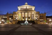 Konzerthaus On Gendarmenmarkt And Schiller Statue, Berlin, Germany